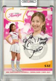 2023 BBM チアリーダーカード DANCING HEROINE 華 SAE 直筆サインカード【56/90】