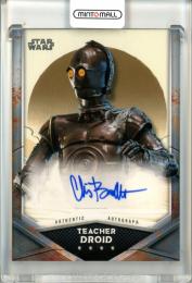 2021 Topps Star Wars The Mandalorian Season 2 Chris Bartett as Teacher Droid #A-CB Autographs