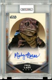 2021 Topps Star Wars The Mandalorian Season 2 Misty Rosas as Frog Lady #A-MR Autographs