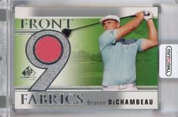 2021 Upper Deck SP Game Used  Bryson DeChambeau Front 9 Fabrics #F9BD