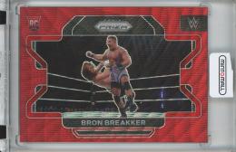 2022 PANINI PRIZM WWE Bron Breakker Base/Horizontal/Red/RC/#39