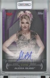 2021 TOPPS WWE UNDISPUTED Alexa Bliss Autographs/Purple【54/99】