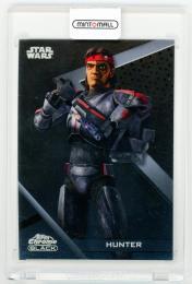 2022 TOPPS Star Wars Chrome Black Base Hunter #43