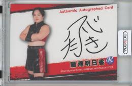 2024 BBM Woman's Pro Wrestling Cards 藤滝明日香 直筆サインカード/通常版【51/100】
