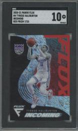 2020-21 Panini Flux Basketball Tyrese Haliburton Incoming/Red Prizm/#4【7/25】 Sacramento Kings 【SGC10】