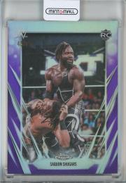 2026 Topps Chrome WWE Saquon Shugars Purple Refractors #154【45/75】