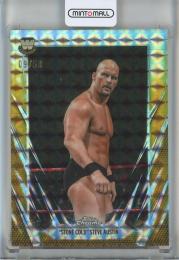 2026 Topps Chrome WWE "Stone Cold" Steve Austin Gold Geometric Refractors #7【09/50】