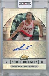2006-07 Topps Finest Sergio Rodriguez Refractors #53 Portland Trail Blazers