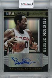 2014-15 Panini NBA Hoops George McGinnis Hot Signatures #54 Auto ※状態難 Philadelphia 76ers