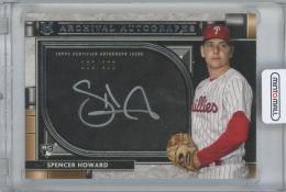 2021 TOPPS Museum Collection Archival Autographs / SPENCER HOWARD(Philadelphia Phillies) 【182/200】