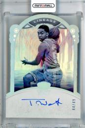 2019-20 Panini Crown Royale Tremont Waters Lineage Scripts #35 Auto ※へこみあり【44/49】 Boston Celtics