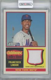2025 TOPPS Heritage Clubhouse Collection Relics / FRANCISCO LINDOR(New York Mets)