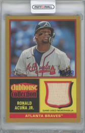 2025 TOPPS Heritage Clubhouse Collection Relics Gold / RONALD ACUNA Jr.(Atlanta Braves) 【90/99】