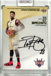 2019-20 BBM B.LEAGUE FAST BREAK 2nd Half アイラ・ブラウン 直筆サインカード【64/88】