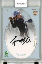 2024 EPOCH JLPGA ROOKIES&WINNERS 木村怜衣 直筆サインカード【082/108】