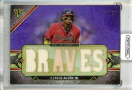 2024 Topps Triple Threads Ronald Acuna Jr. Triple Threads Relic Card【11/27】 Braves