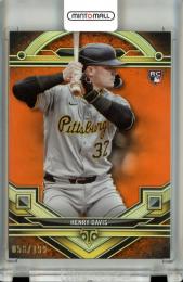 2024 Topps Triple Threads Henry Davis Base Amber Parallel【058/199】 Pirates