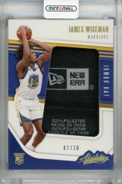 2020-21 Panini Absolute Memorabilia James Wiseman Jumbo Hat Brand Logo #17 RC ※白かけあり【02/10】 Golden State Warriors