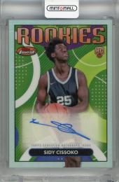 2023-24 Topps Finest Sidy Cissoko Rookie Finest Autographs Refractor #RFA-SC RC San Antonio Spurs