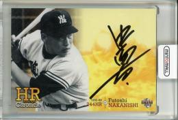 2007 BBM 本塁打列伝 ホームランクロニクル 中西太 直筆サインカード【56/75】 西鉄ライオンズ