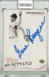 2012 BBM NO-HITTERS ジーン・バッキー 直筆サインカード【38/99】 阪神タイガース