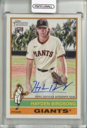 2025 Topps Heritage Hayden Birdsong Real One Autographs San Francisco Giants