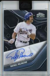 2023 Topps Chrome Black Rafael Palmeiro Autographs Texas Rangers