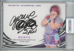 BBM 女子プロレスカード 2026 笹村あやめ 直筆サインカード【015/100】