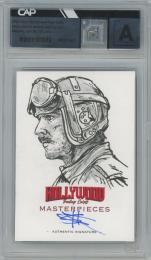 2025 Hollywood Masterpieces Shia Labeouf Signd Sketch Card Art by Jon Lion【1/1】