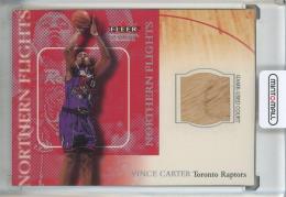 2000-01 Fleer Genuine Vince Carter Northern Flights #NF3 Toronto Raptors