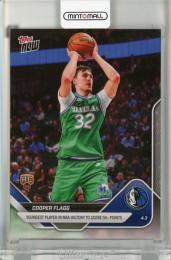 2025-26 Topps Now Cooper Flagg Youngest Player in NBA History to Score 50+ Points RC #241