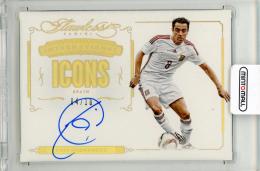 2015-16 PANINI Flawless Xavi Hernandez International Icons Signatures Gold #IIXH【04/10】 Spain