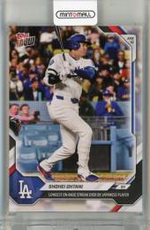 2026 Topps Now Shohei Ohtani Longest On-Base Streak Ever by Japanese Player #71