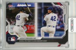 2026 Topps Now Aaron Judge / Shohei Ohtani / Jackie Robinson Day Baseball Pays Tribute to Jackie Robinson's Legacy #87