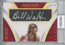 2014-15 Panini Immaculate Bill Walton Collection NBA Champions Autographs #13【41/75】 Portland Trail Blazers