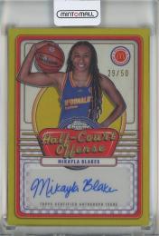 2024 Topps Chrome Mikayla Blakes McDonald's All American Half Court Offense Signatures Gold Refractors #IMLMIK【29/50】
