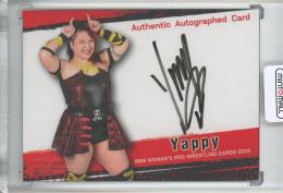 BBM 女子プロレスカード 2024 Yappy 直筆サインカード【7/100】