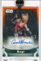2021 Topps Star Wars Signature Series Anna Graves as Sugi #A-AG Autographs Orange【08/10】