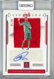 2021-22 Panini Impeccable Premier League Soccer Aaron Ramsdale Illustrious Ink/AUTO/#II-RAM【86/99】 Arsenal