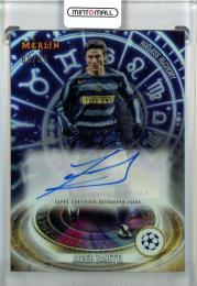 2023-24 Topps Merlin UEFA Club Competitions Soccer Javier Zanetti Ageless Alchemy Autographs/#AA-2【69/99】 FC Internazionale Milano