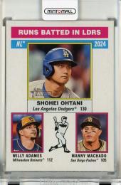2025 Topps Heritage Manny Machado / Willy Adames / Shohei Ohtani League Leaders #195