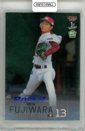 2026 BBM ベースボールカード 1STバージョン 藤原聡大 #102 ルーキーパラレル ホロブルー箔版【165/200】 楽天