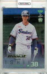 2026 BBM ベースボールカード 1STバージョン 石井巧 #323 ルーキーパラレル 金箔版【061/100】 ヤクルト