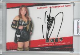 BBM女子プロレスカード2024 渡辺 智子 直筆サインカード【18/95】