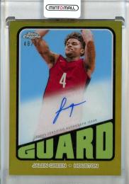 2023-24 Topps Chrome Jalen Green 72 Topps Autographs Gold Refractors #TAJAG【48/50】 Houston
