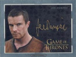 2019 RITTENHOUSE GAME OF THRONES INFLEXIONS Gold Autograph Card Joe Dempsie ※状態要確認
