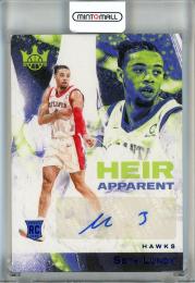 2023-24 Panini Court Kings Basketball Seth Lundy Heir Apparent Autographs Sapphire #10 RC【01/25】 Atlanta Hawks