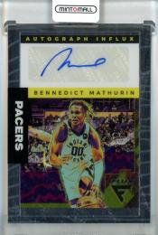 2022-23 Panini Flux Basketball Bennedict Mathurin Autograph Influx #14 Indiana Pacers