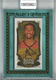 2024 Topps Allen and Ginter Alex Sarr Framed Mini Autographs Blue Frame #MAAS【01/50】