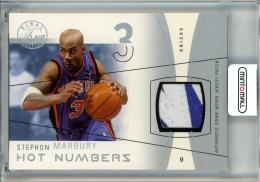 2003-04 Fleer Final Flair Edition Stephon Marbury Hot Numbers Patches #STM【14/50】 New York Knicks